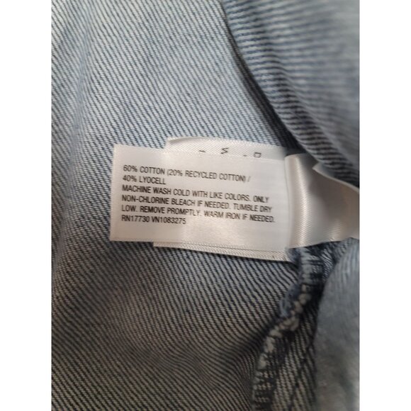Universal Thread Women's 4X Medium Wash Denim Jacket with Zipper Closure -NEW - Picture 6 of 11